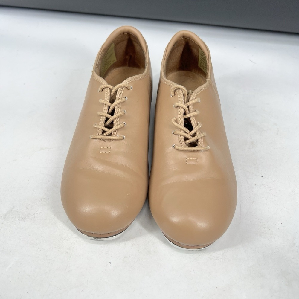 Weissman W1600 Lace-Up Tap Shoes Caramel Size 7.5AM